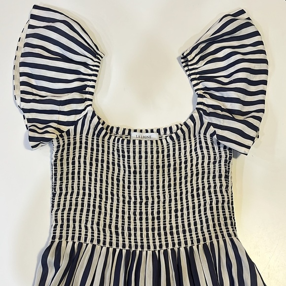 La Ligne Lottie Flutter Sleeve Maxi Dress - M - Picture 2 of 8